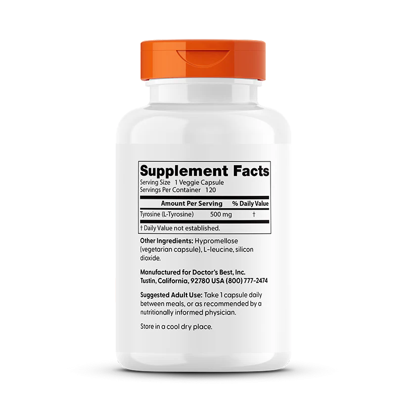 L-Tyrosine - 120 capsules