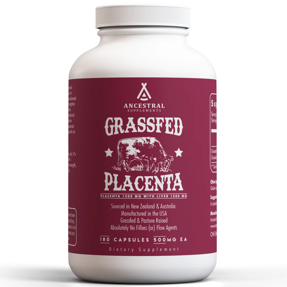 Grasgevoerde Placenta - 180 capsules