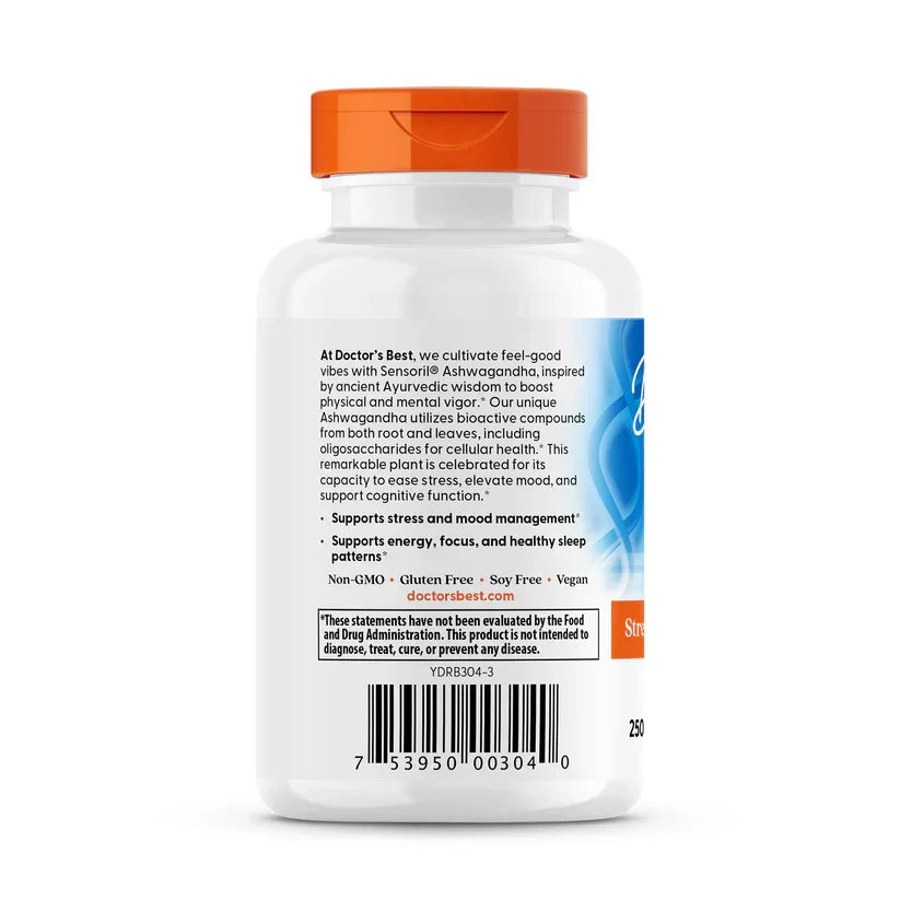 Ashwagandha met Sensoril - 250mg - 60 capsules - Ergomax