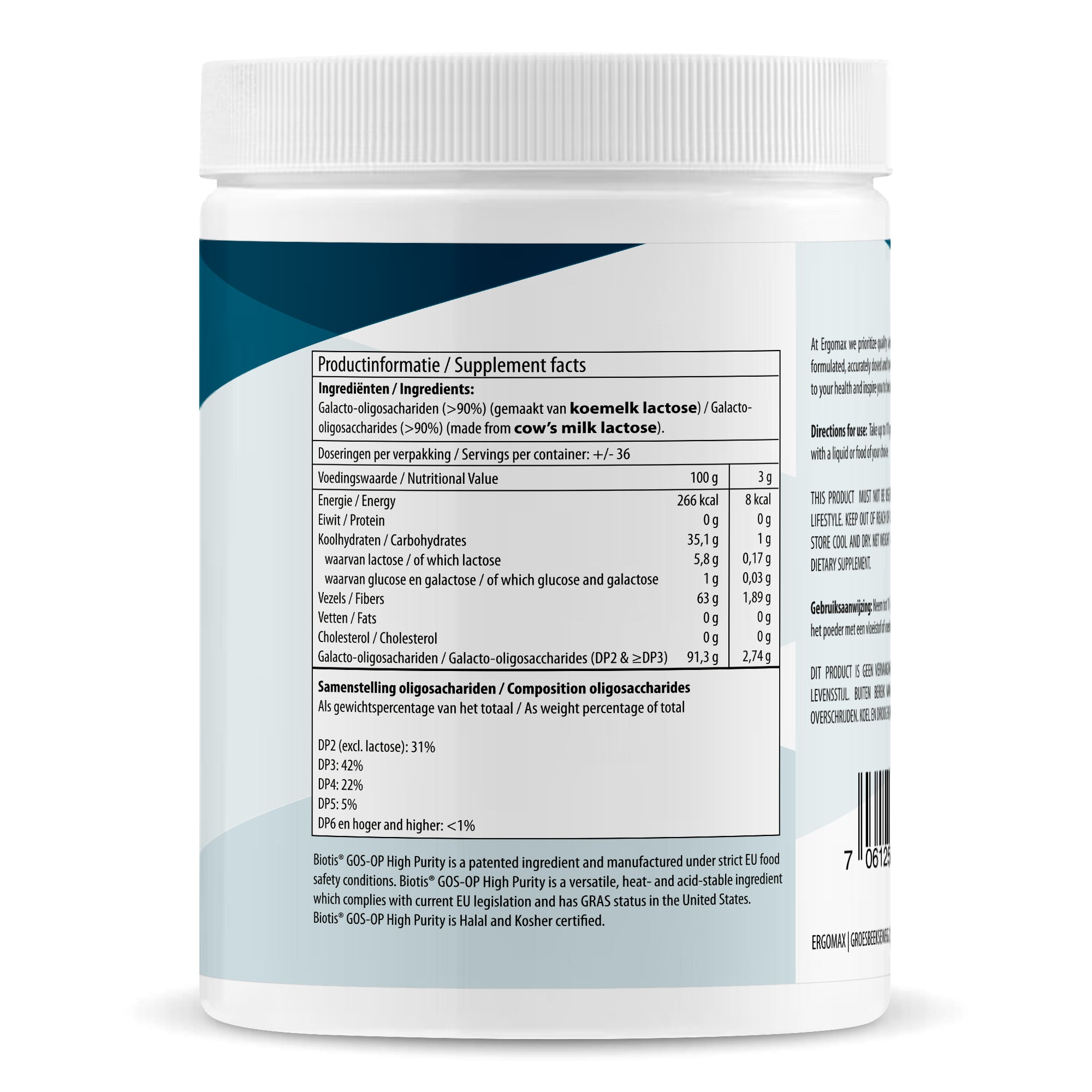 GOS Prebiotica – Biotis® GOS - 400 gram