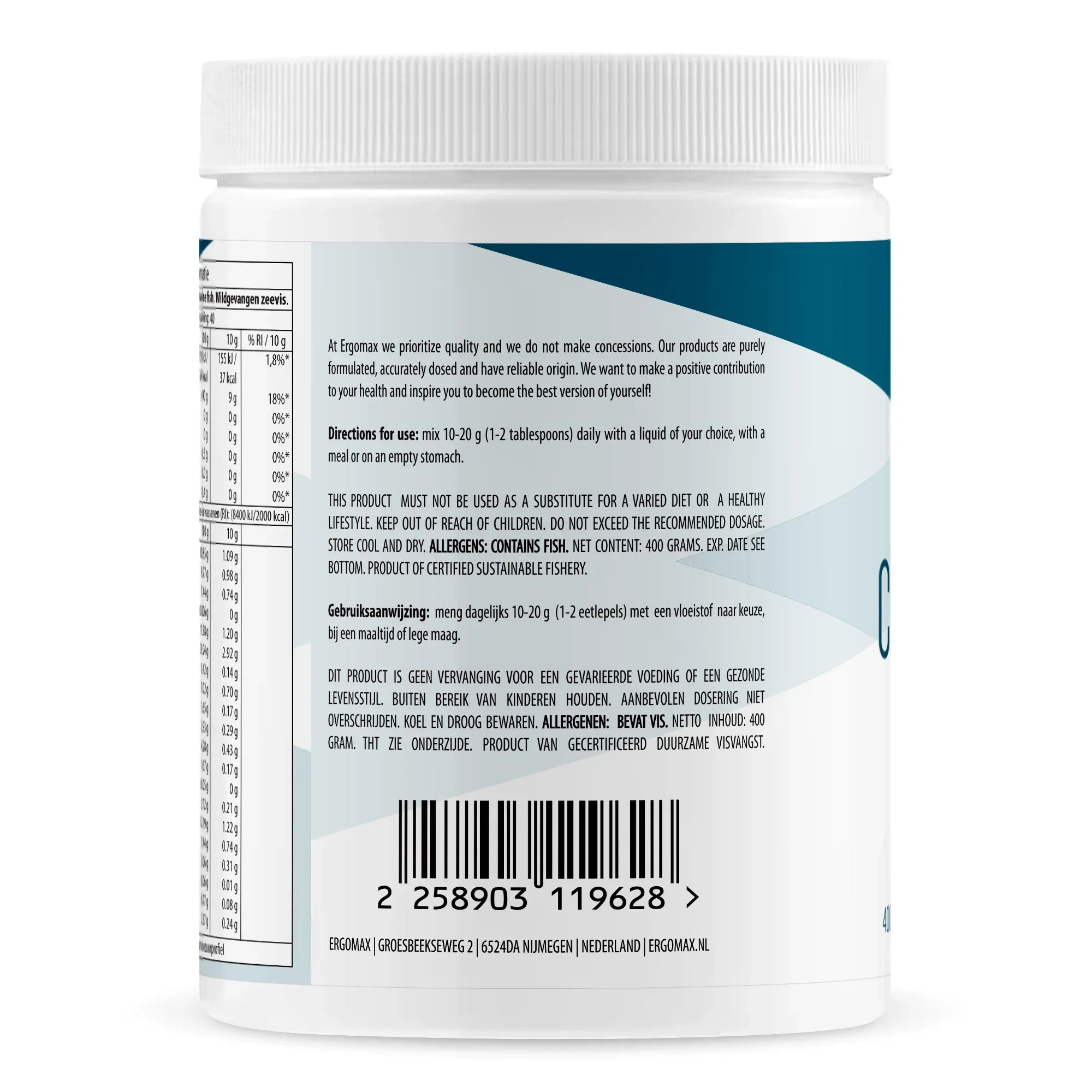 Collageen Hydrolysaat - Wilde Zeevis