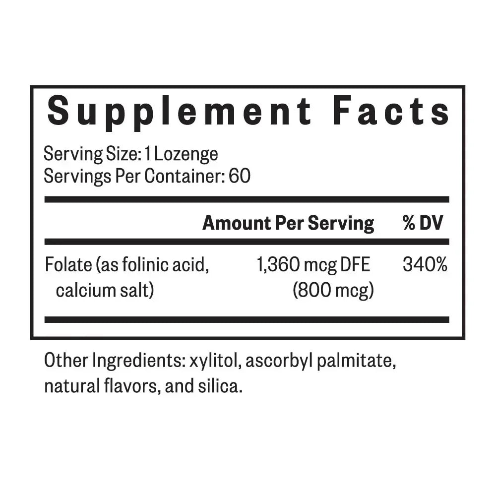 Folinezuur - 60 zuigtabletten