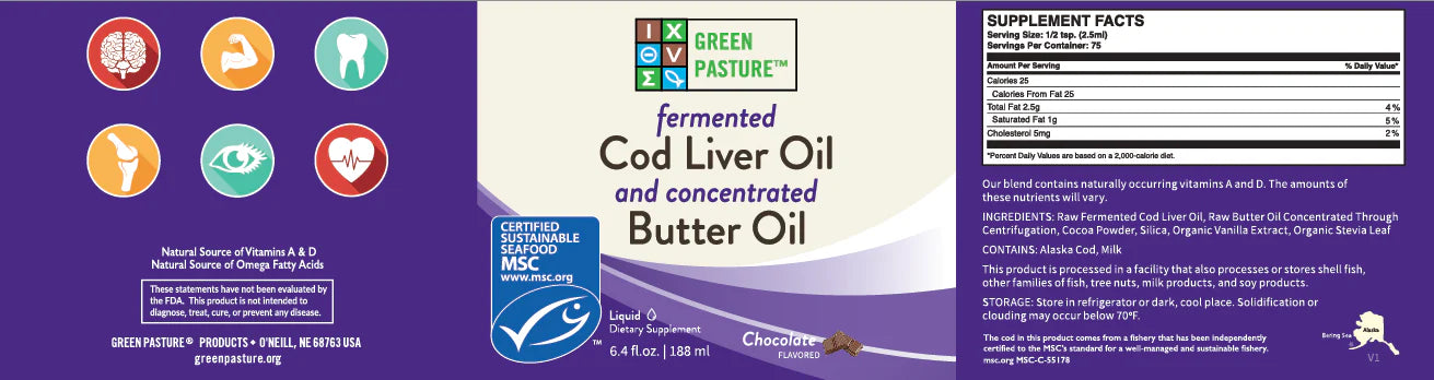 Gefermenteerde Levertraan & Boterolie Gel – Chocola