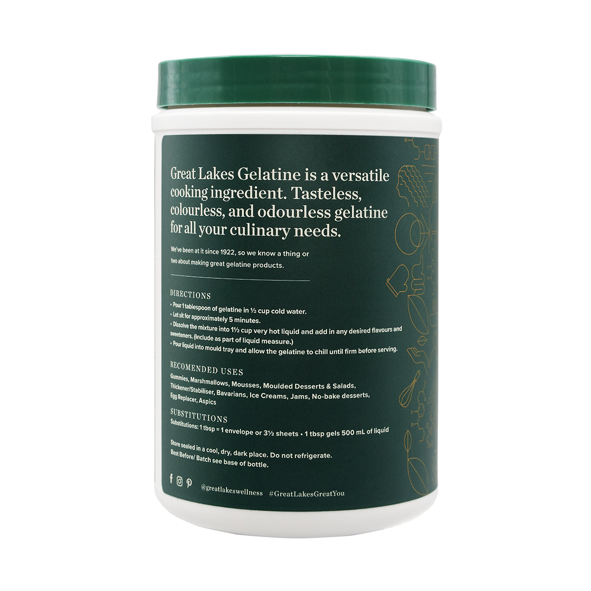 Rundergelatine - Grasgevoerd - 454 gram