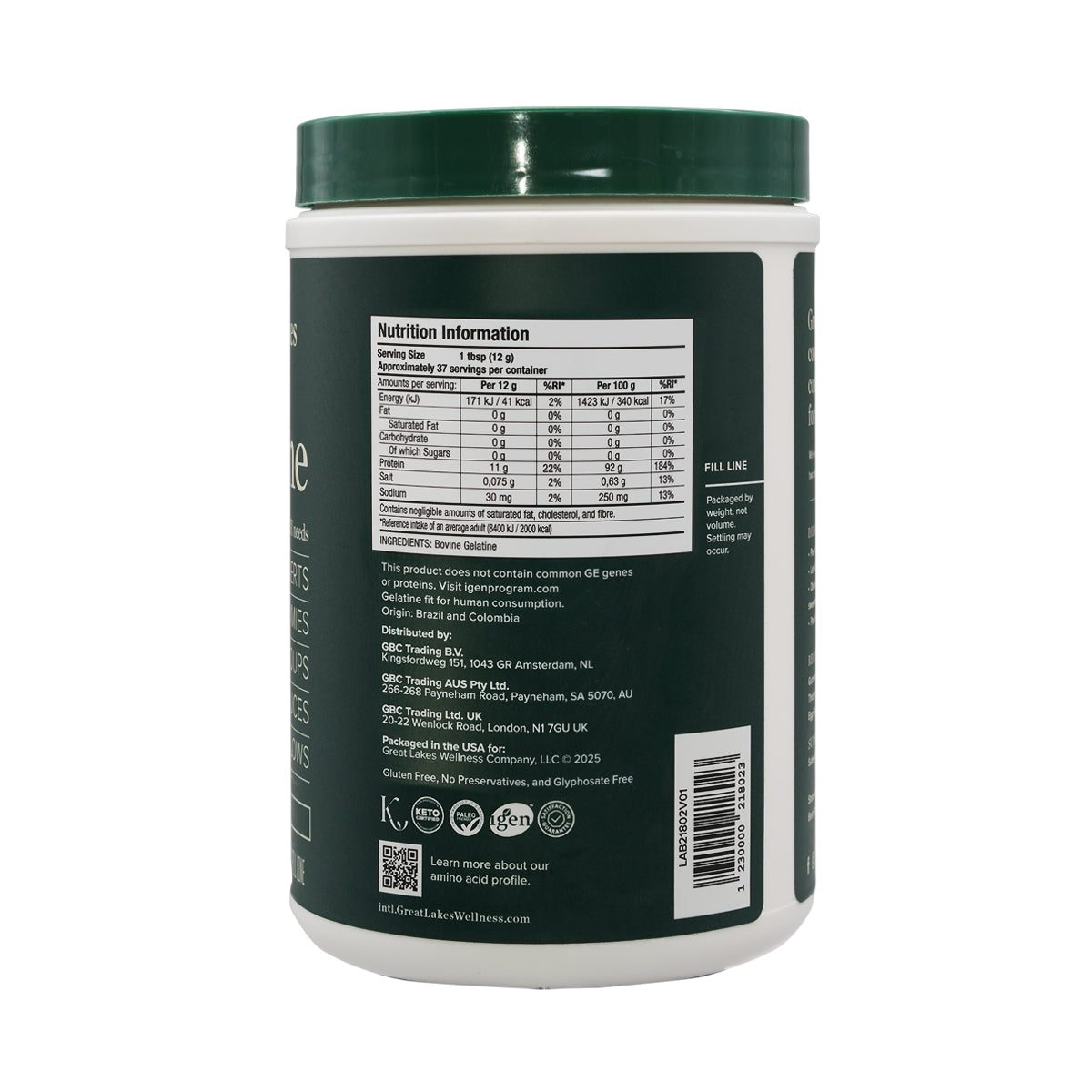Rundergelatine - Grasgevoerd - 454 gram
