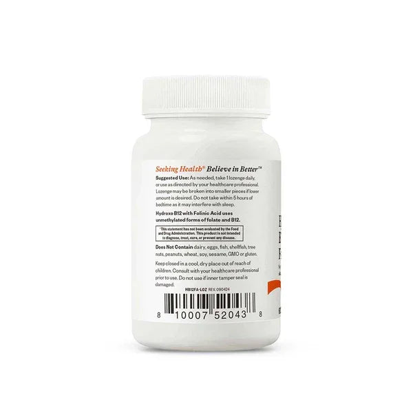 Hydroxo-B12 met folinezuur - 60 zuigtabletten