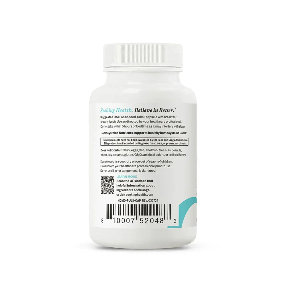 Homocysteine Nutrients - 60 capsules
