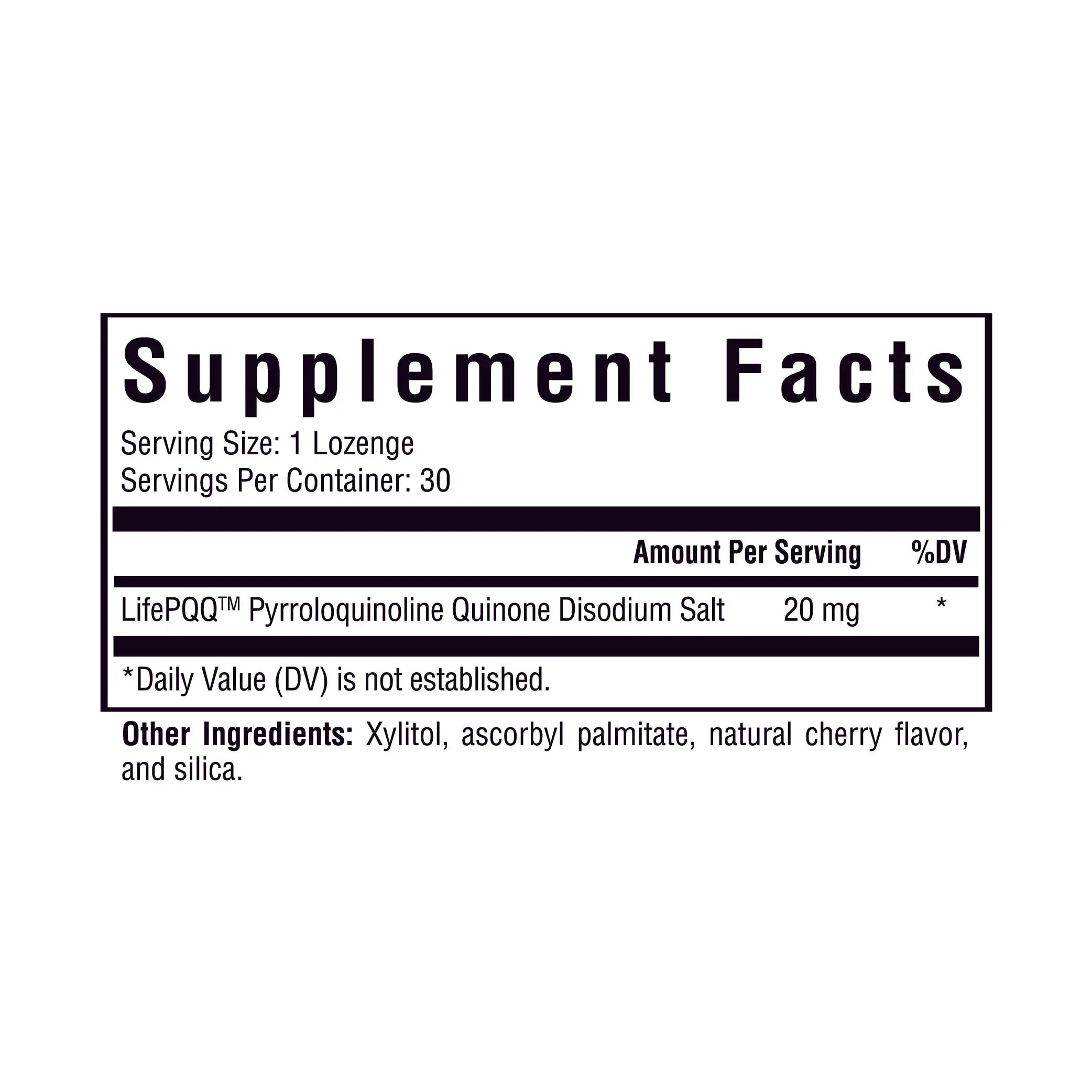 PQQ - Zuigtabletten - 30 zuigtabletten