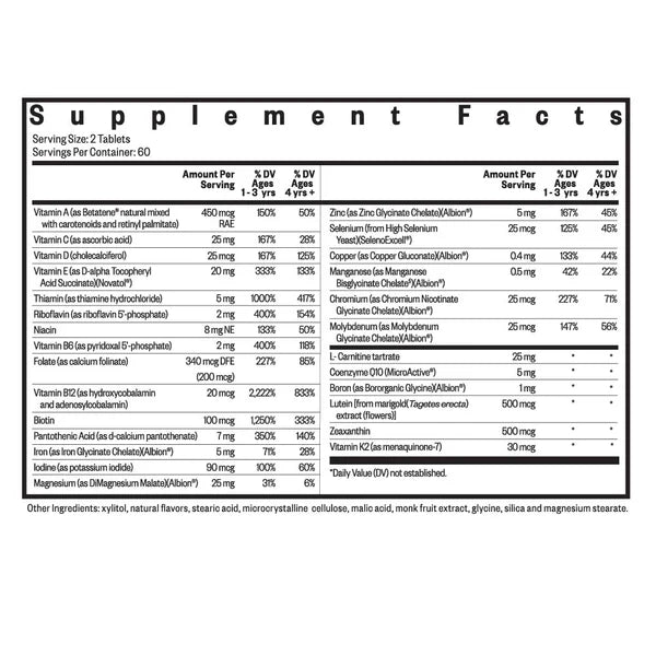 Kids Multivitamine - 60 kauwtabletten
