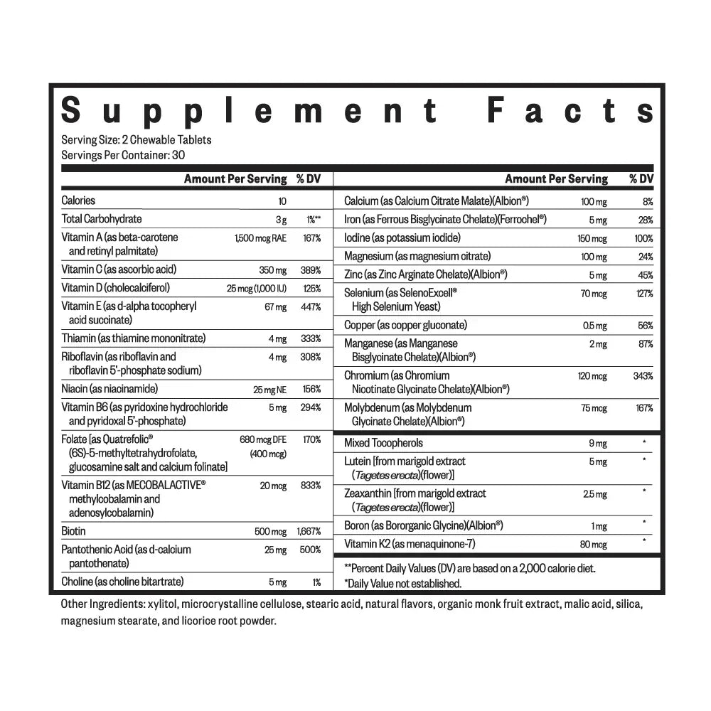 Optimal Multivitamine - 60 kauwtabletten