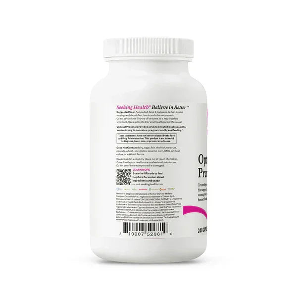 Optimal Prenatal - 240 capsules