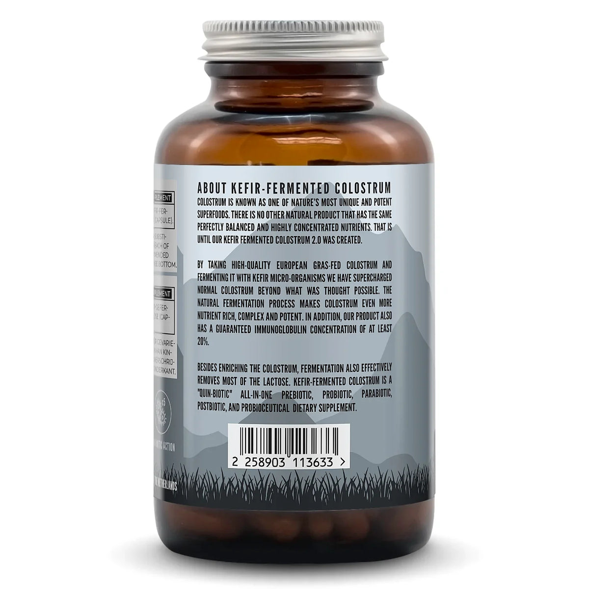 Colostrum capsules kefir gefermenteerd – verpakking met 120 capsules