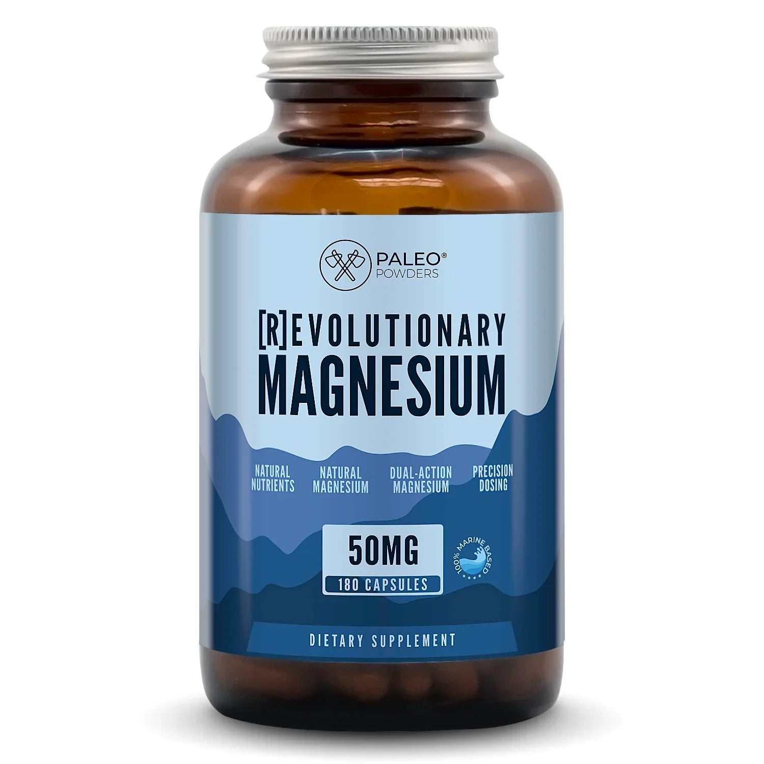 Magnesium - 100% Natuurlijk - 180 capsules