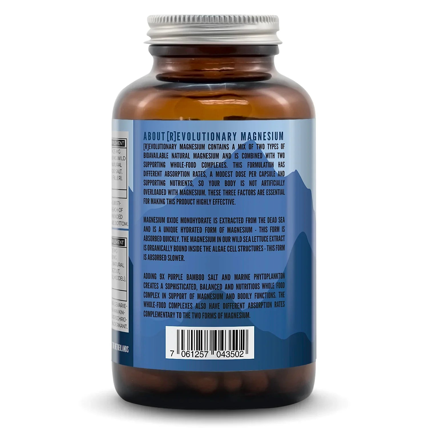 Magnesium - 100% Natuurlijk - 180 capsules