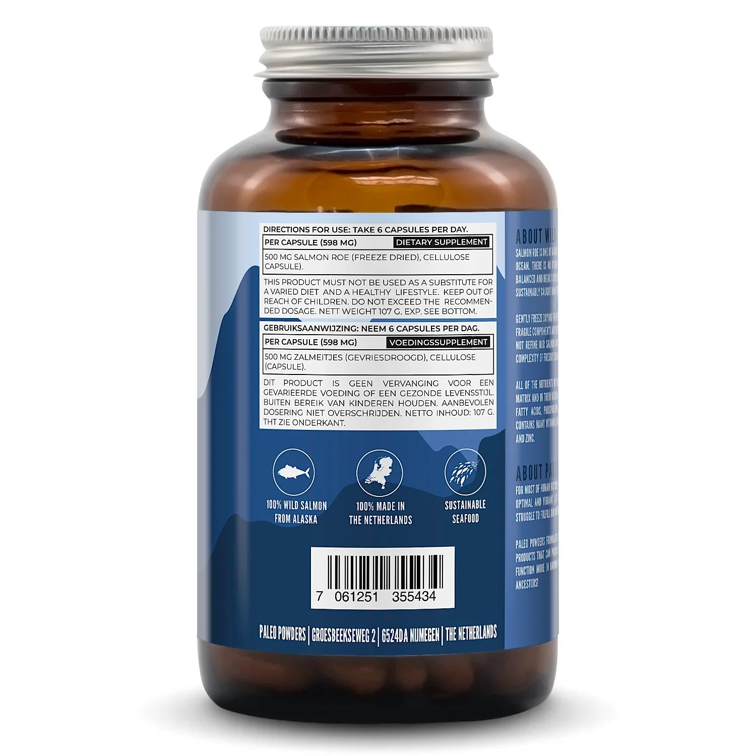 Wilde Zalmeitjes - 180 capsules