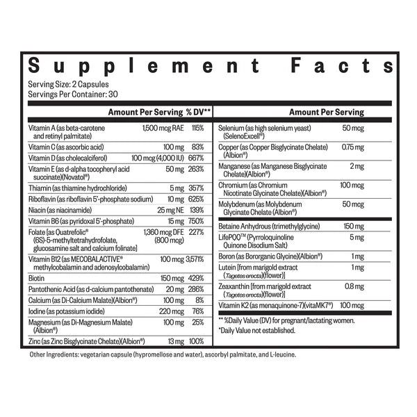 Prenatal Essentials - 60 capsules