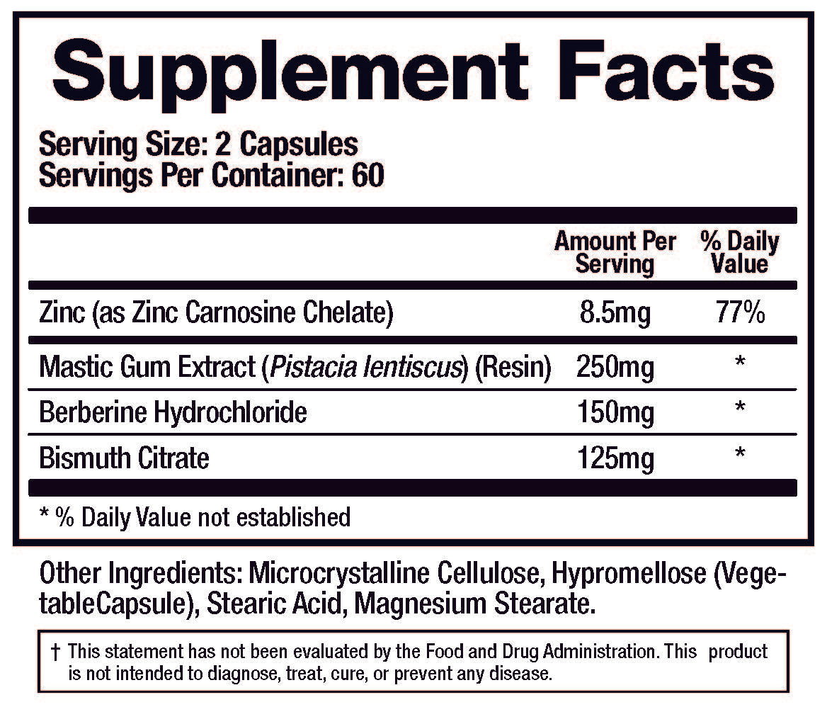 Pylori-X Formulering
