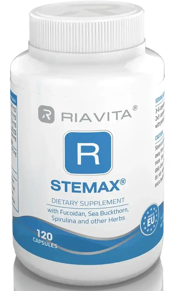 SteMax plantaardig supplement met 120 capsules.