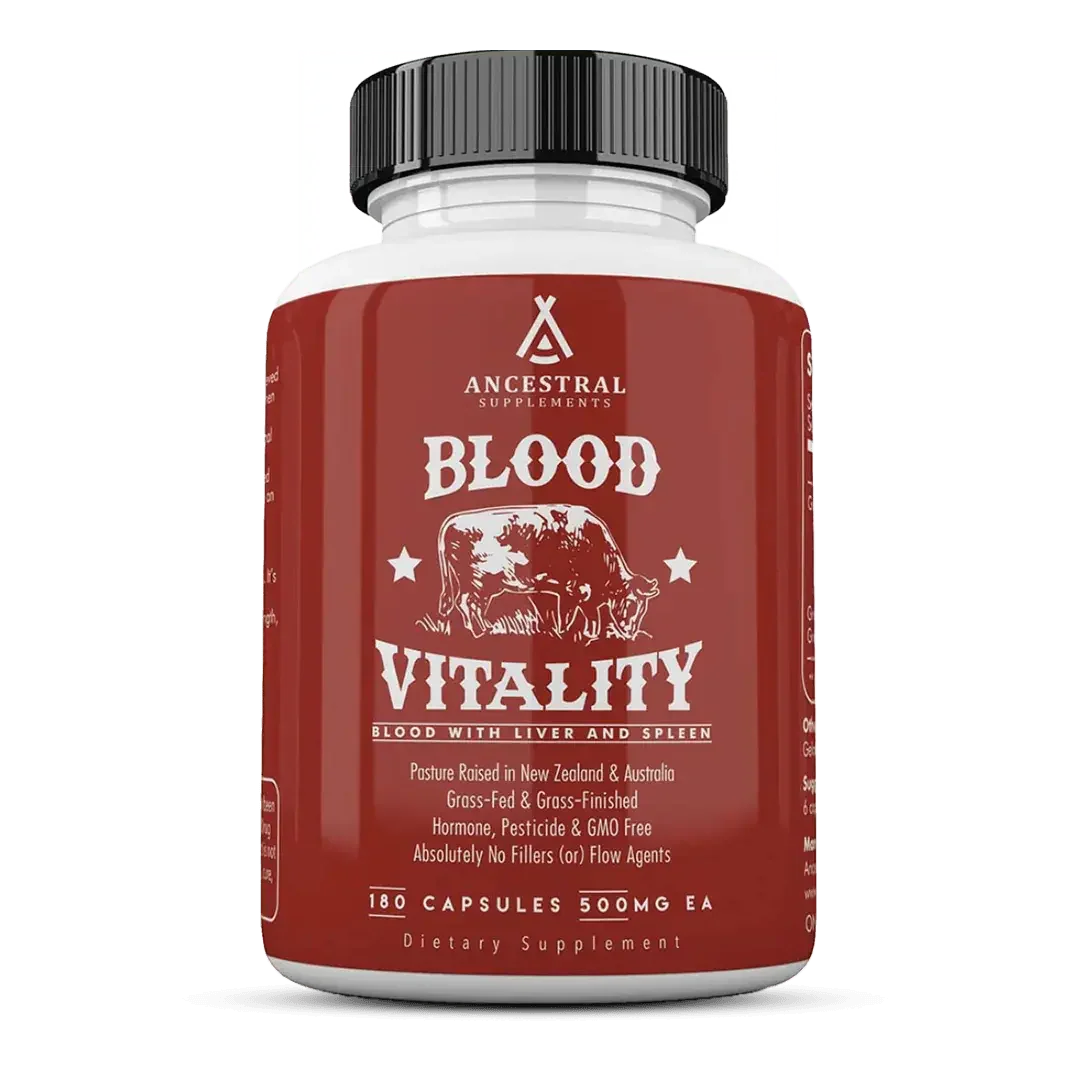 Runderbloed - Blood Vitality - Grasgevoerd - 180 capsules - Ergomax