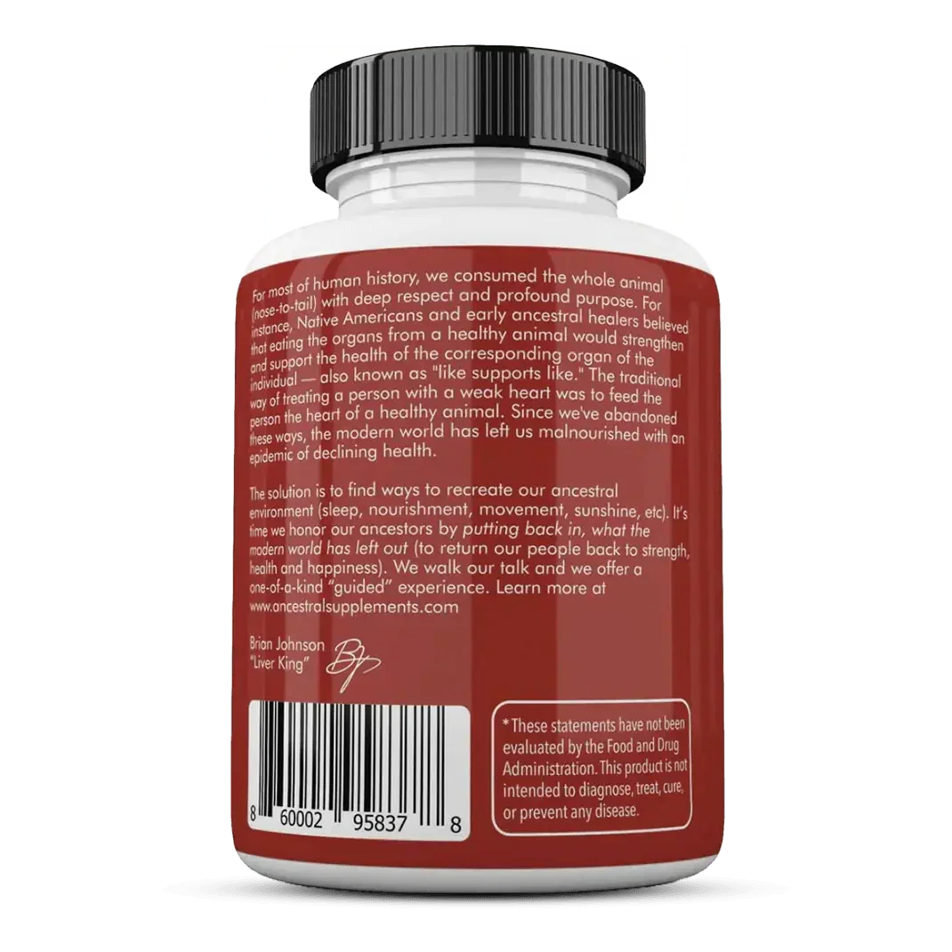 Runderbloed - Blood Vitality - Grasgevoerd - 180 capsules - Ergomax