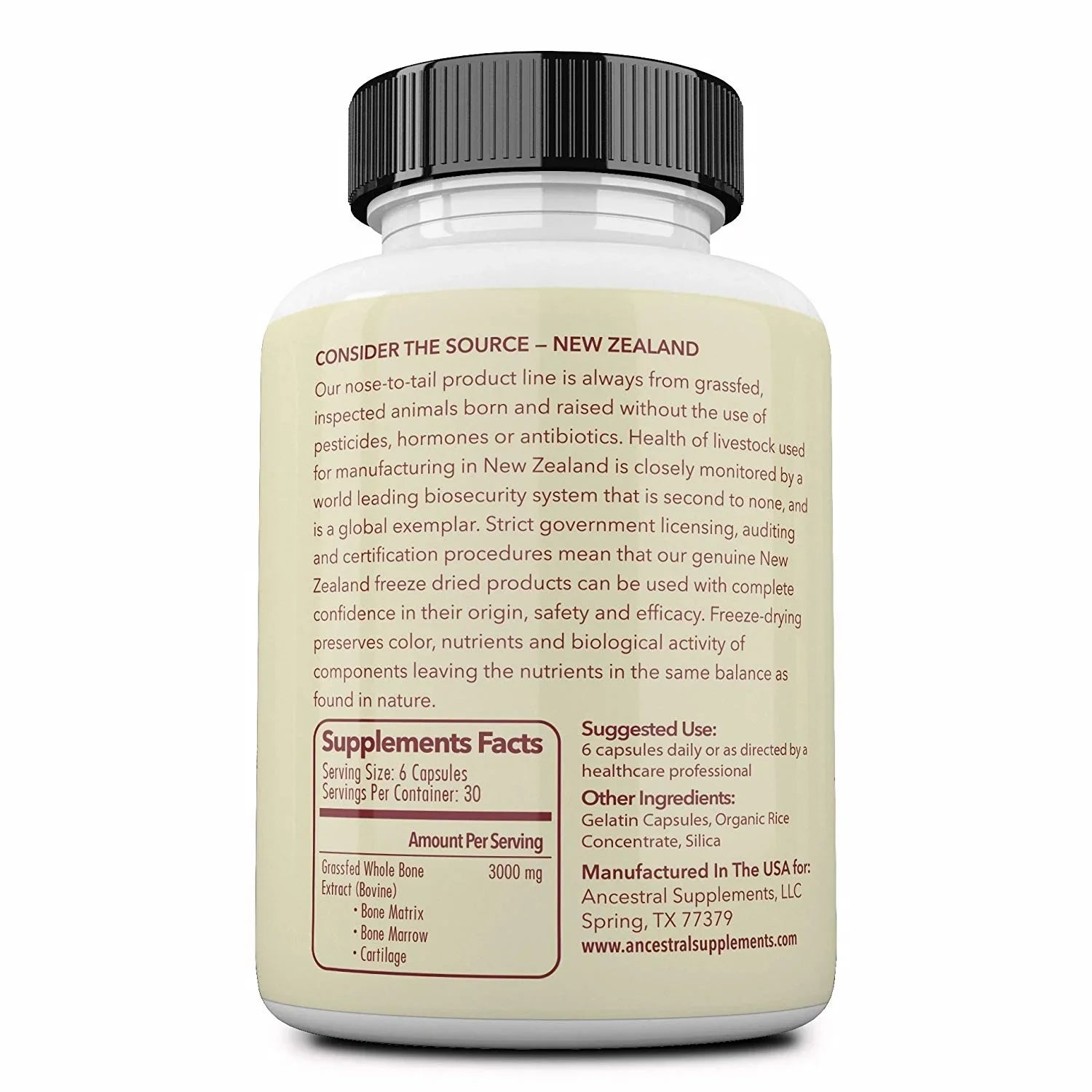 Runderbeenmerg - Grasgevoerd - 180 capsules - Ergomax