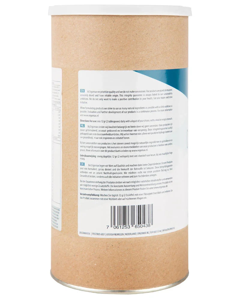 Gelatine - Collageen Hydrolysaat+ (Wilde Zeevis) - Aardbei - Ergomax