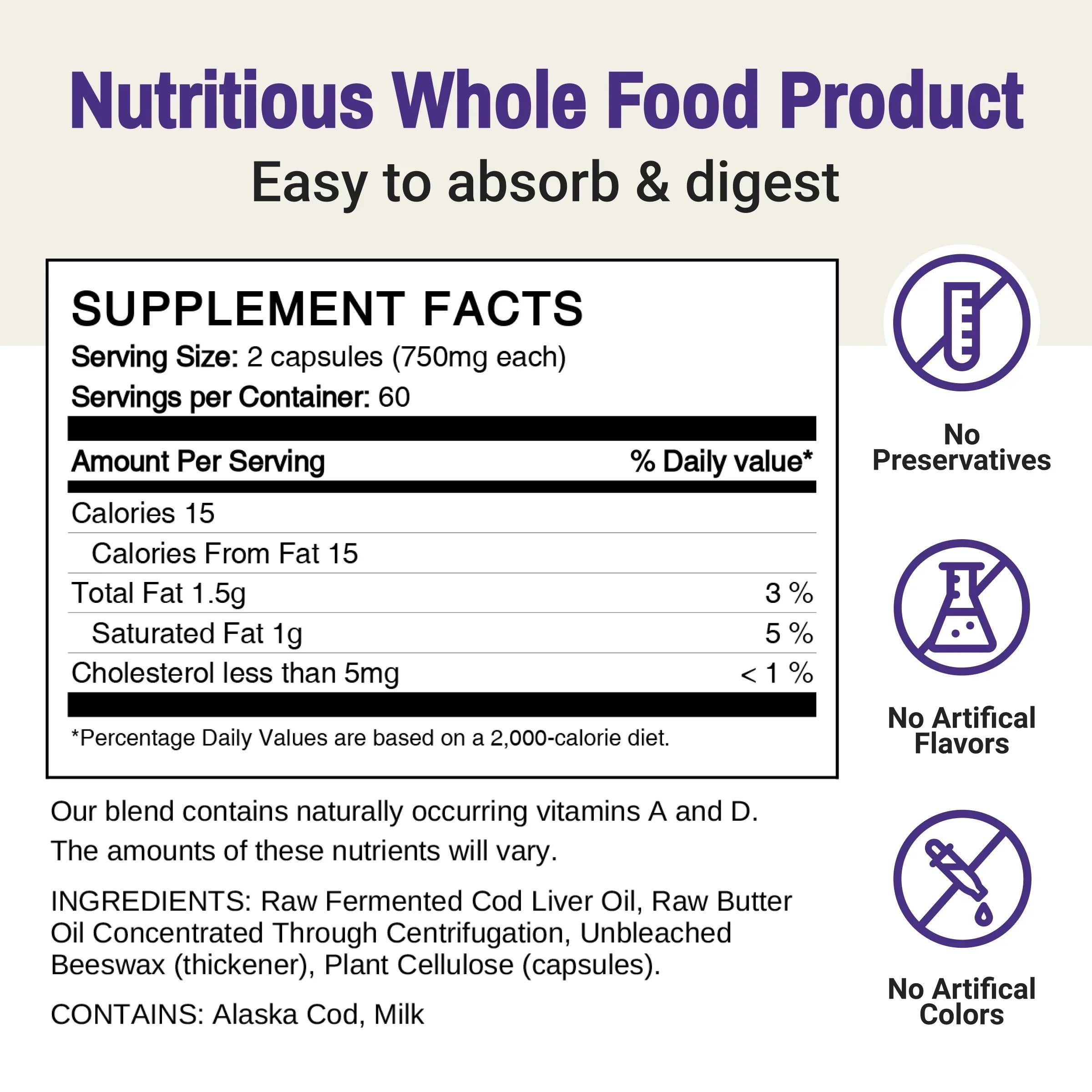 Gefermenteerde Levertraan & Boterolie – Capsules