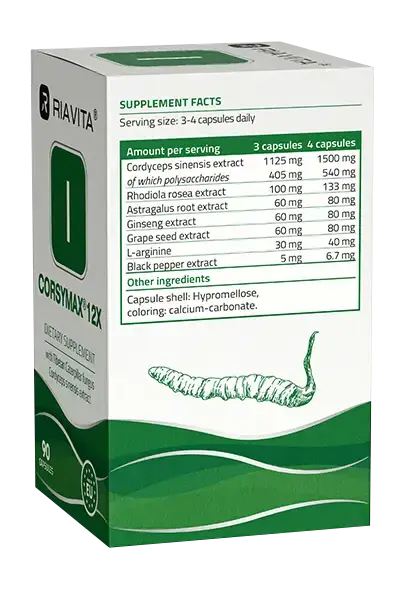 CorsyMAX 12x - 90 capsules