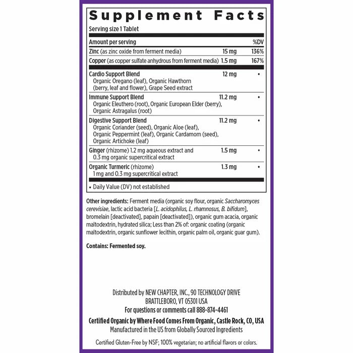 Gefermenteerde zink complex - 30 tabletten