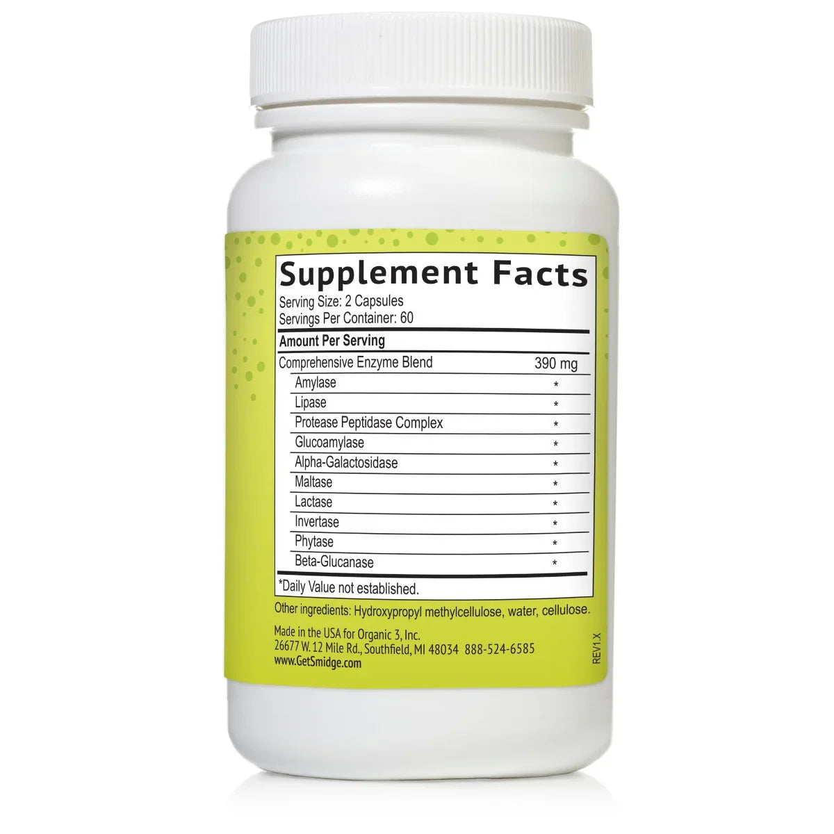 Spijsverteringsenzymen - Smidge™ (voorheen GutZyme™) - Ergomax