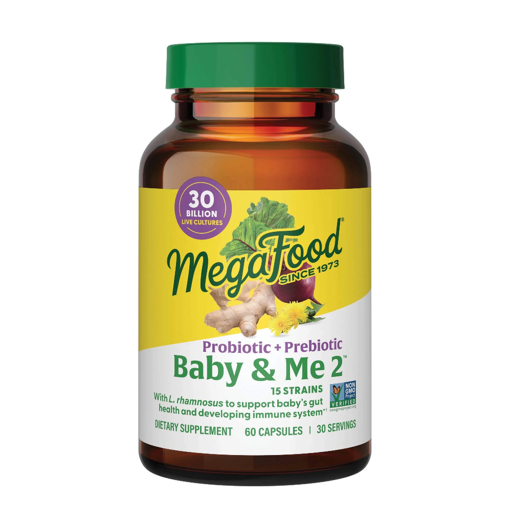 Probiotica - MegaFlora® Baby & Me - 30 miljard units - 60 capsules