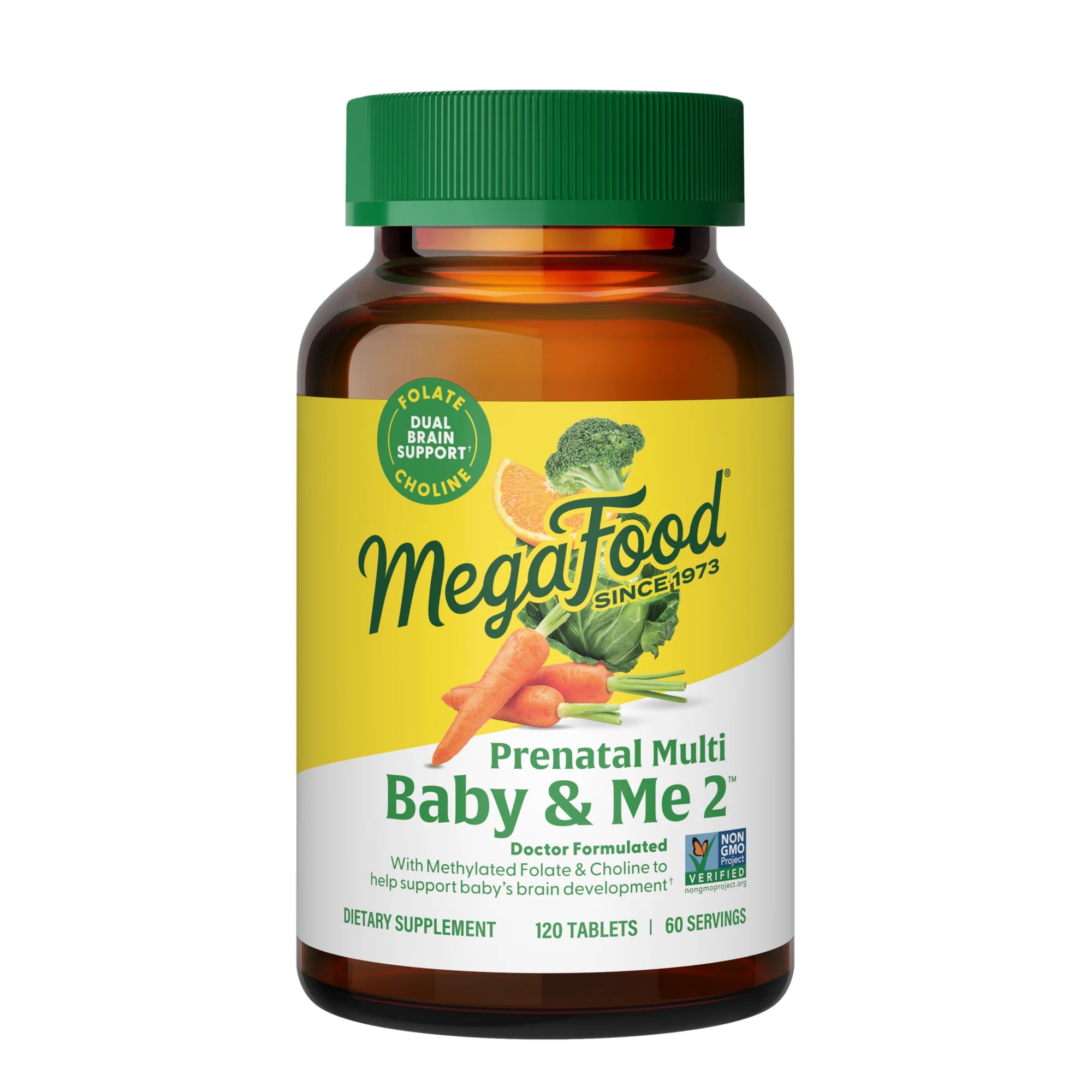 Baby & Me 2™ - Zwangerschapsvitaminen (Kruidenvrij) - 120 tabletten