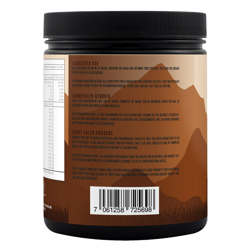 Collageen Hydrolysaat - Grasgevoerde Runderen - 500 gram