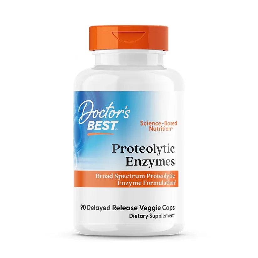 Proteolytische enzymen supplement in verpakking