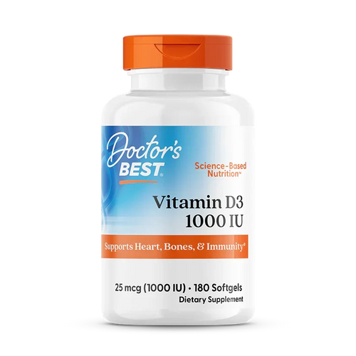 Vitamine D3 1000IE - 180 softgels