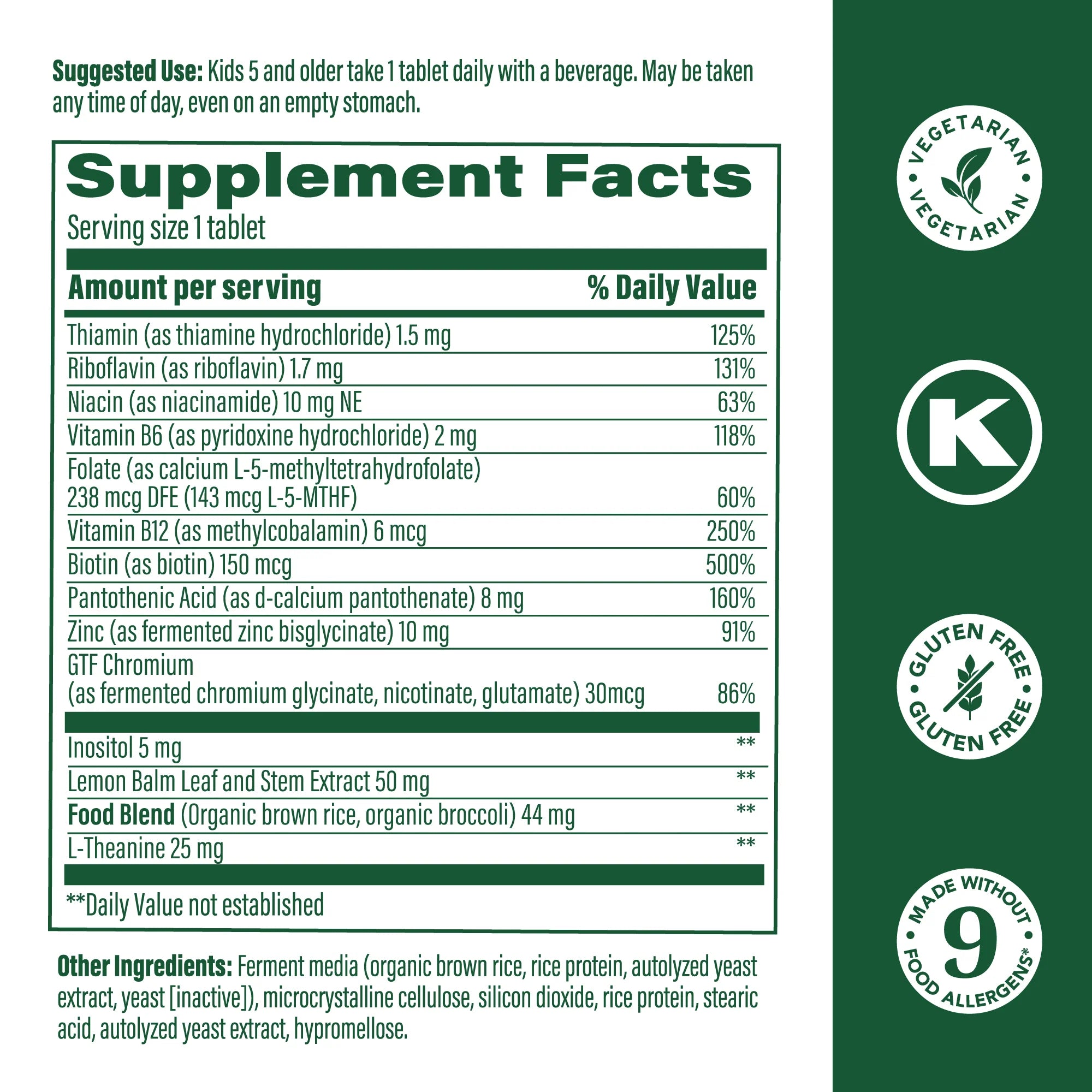 Kids B Complex - Vitamine B Complex - 30 tabletten
