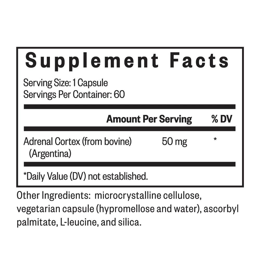 Adrenal Cortex - 60 capsules