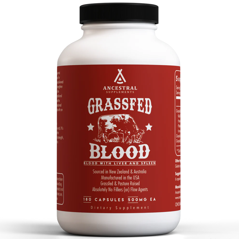 Runderbloed - Blood - Grasgevoerd - 180 capsules