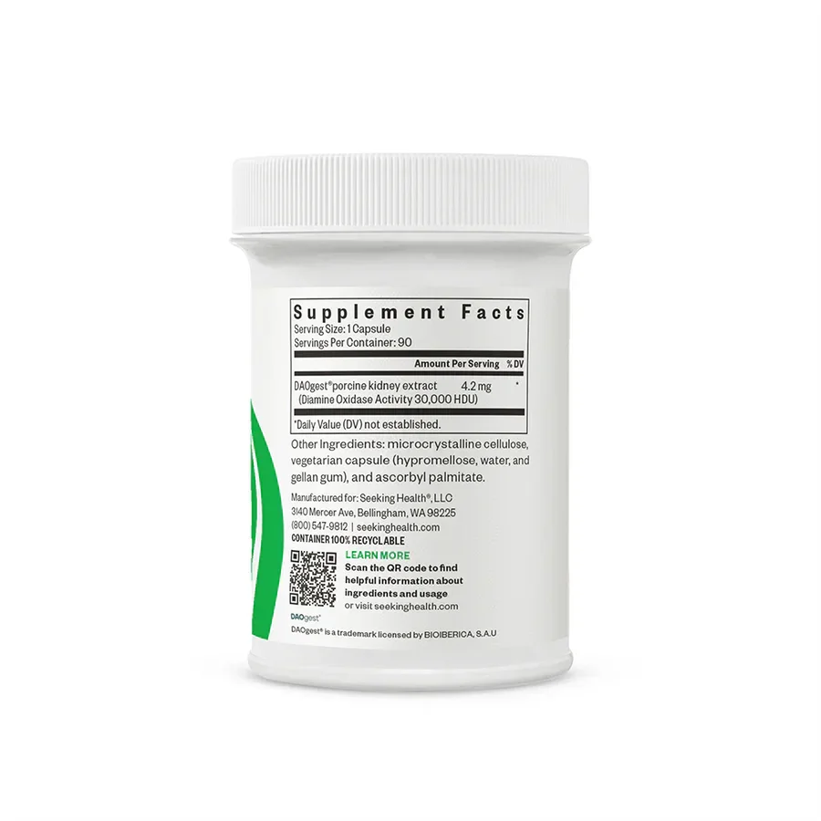 DAO enzyme ingrediënten DAOgest