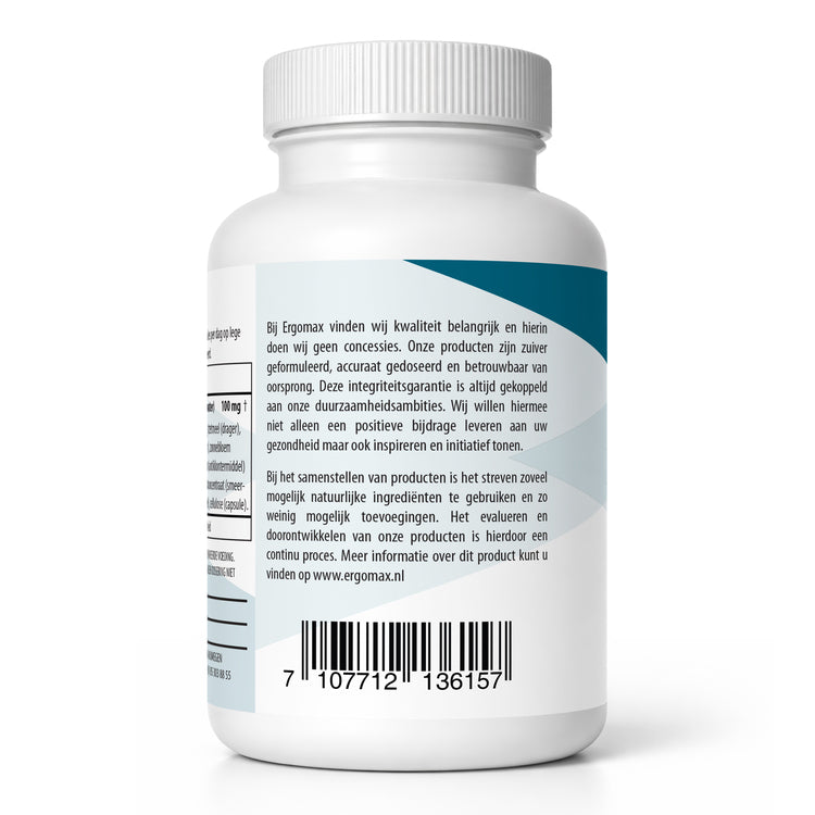 Magnesium - Liposomale formule - 100 capsules van Ergomax.