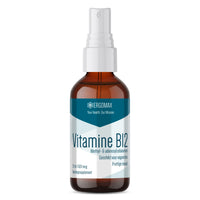 Vitamine B12 spray met methylcobalamine en adenosylcobalamine in verpakking