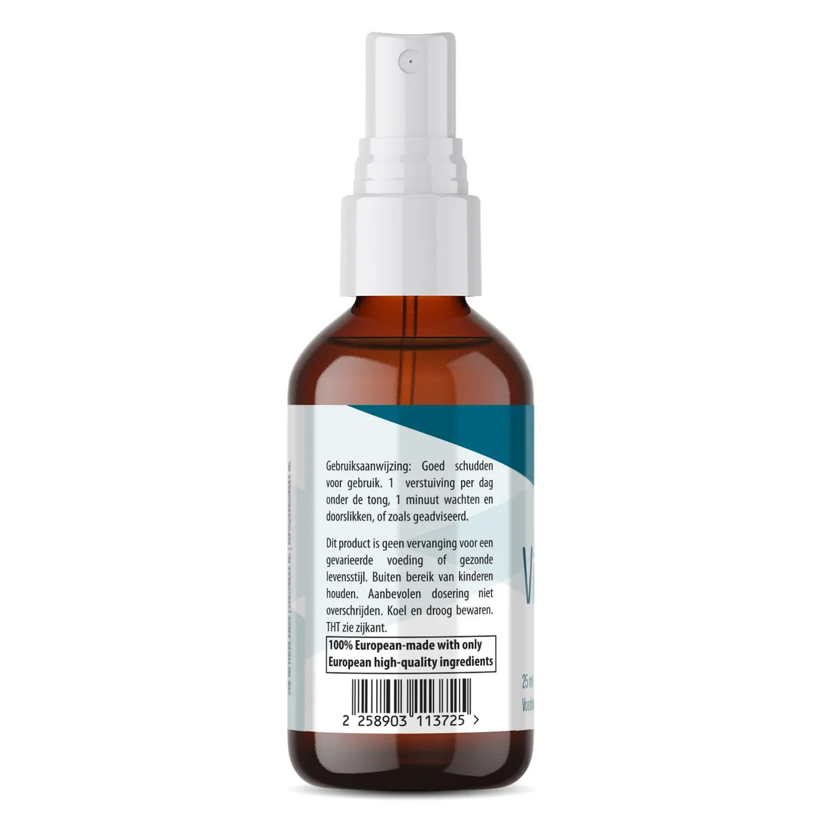 Vitamine B12 spray met methylcobalamine en adenosylcobalamine in verpakking