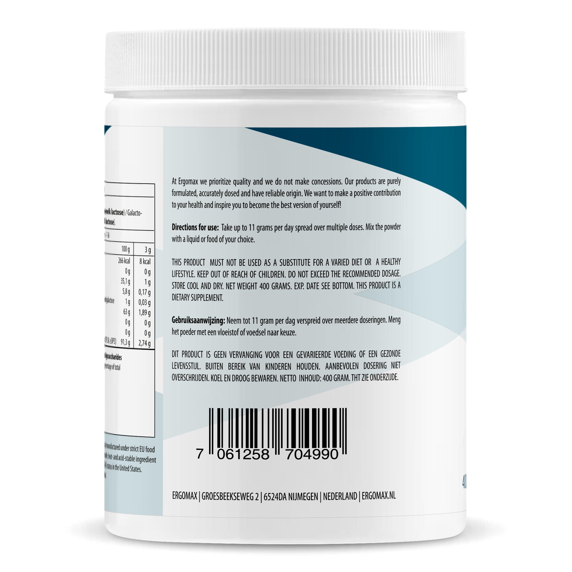 GOS Prebiotica – Biotis® GOS - 400 gram