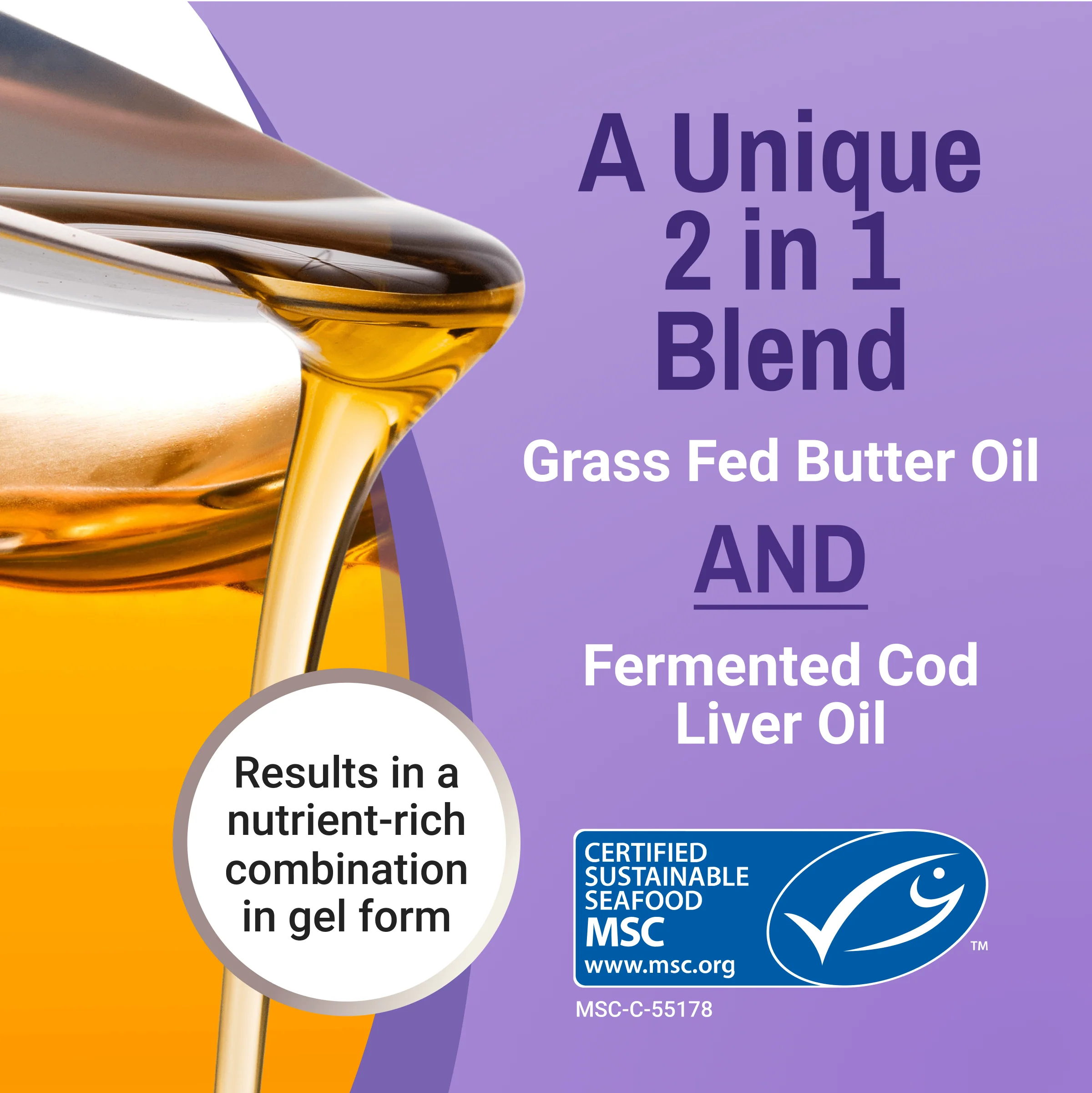Gefermenteerde Levertraan & Boterolie Gel – Kaneel