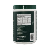 Zijkant van de pot Great Lakes Wellness rundergelatine met voedingswaarden