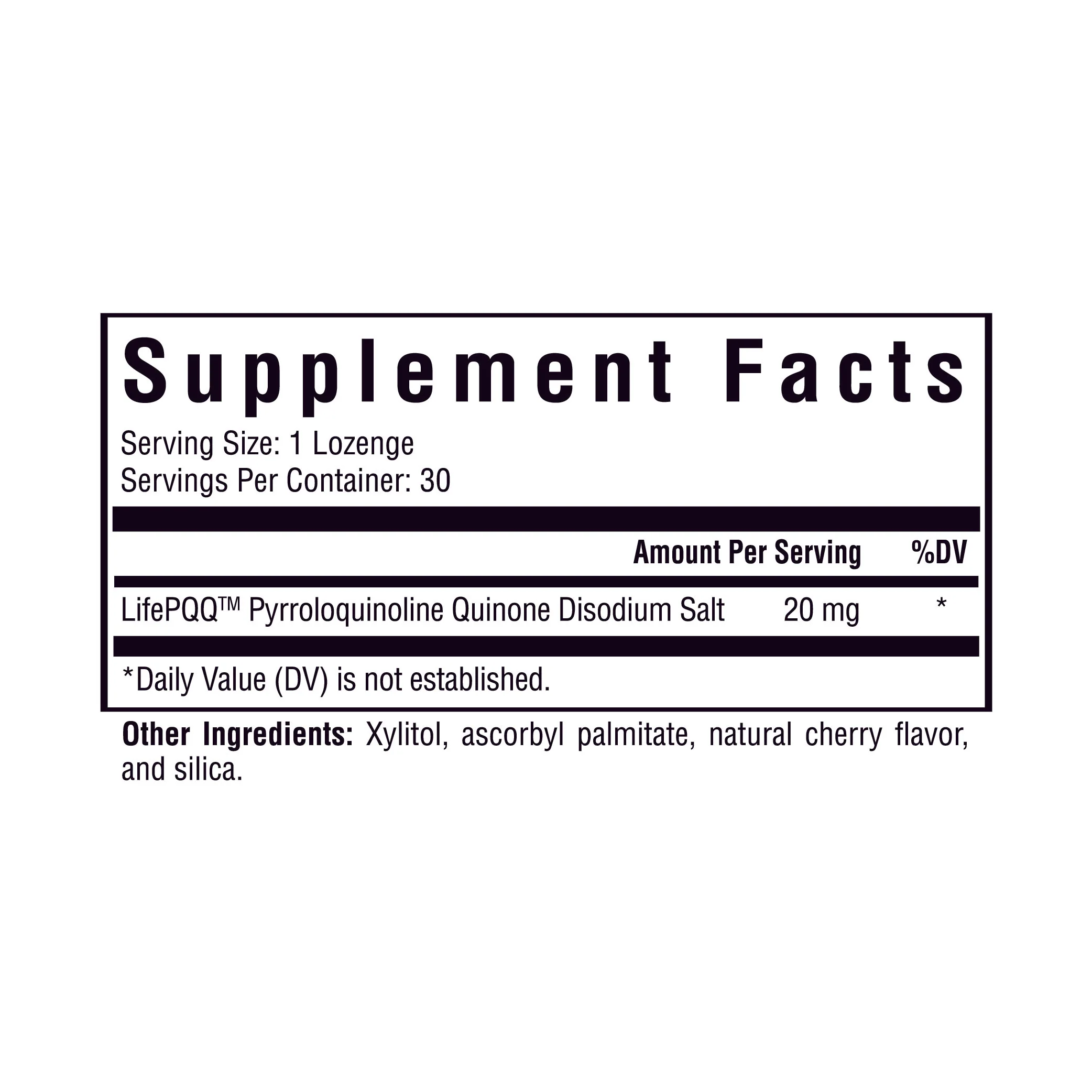 PQQ - Zuigtabletten - 30 zuigtabletten