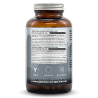 Etiket met voedingswaardetabel van kefir gefermenteerd colostrum capsules