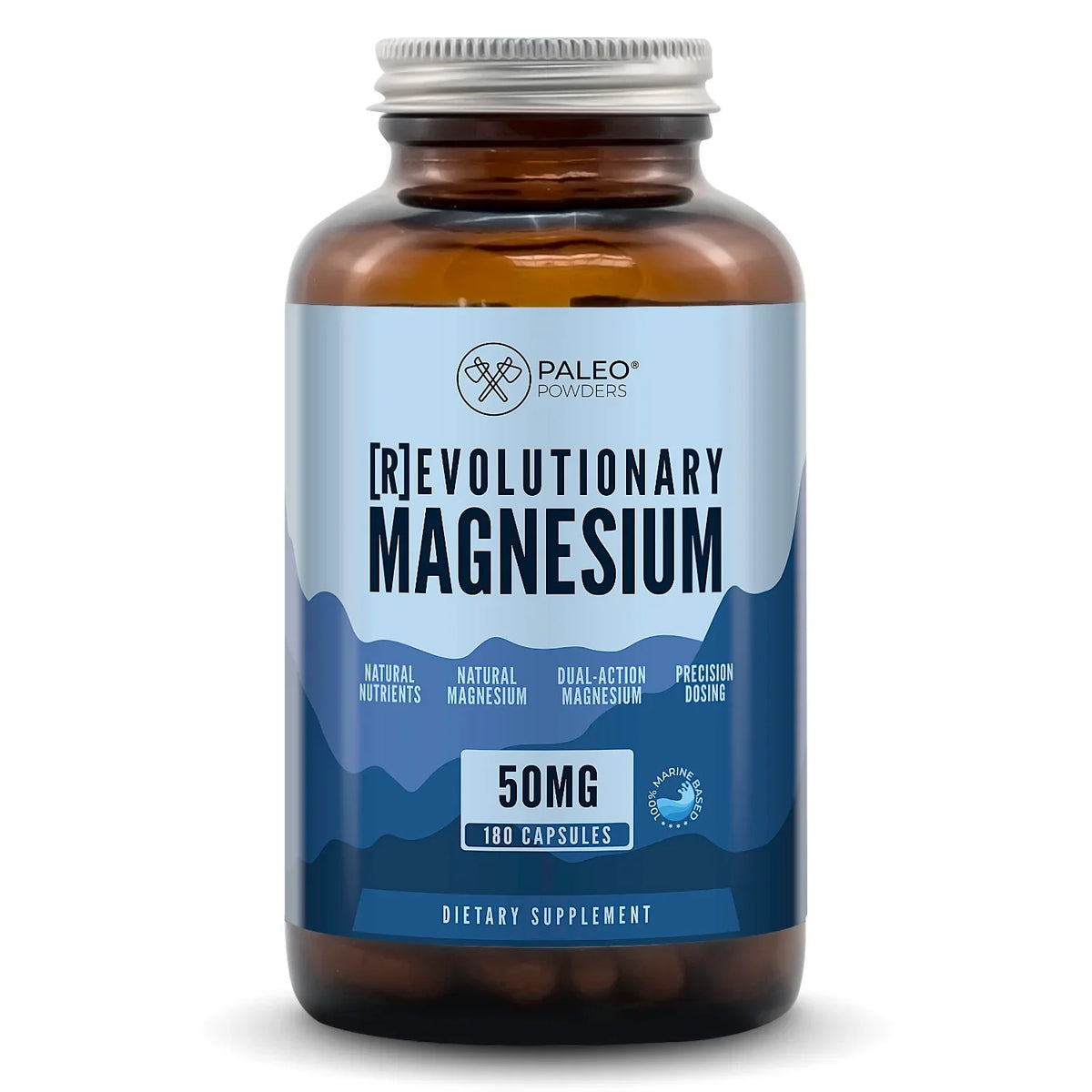 Magnesium capsules – 100% natuurlijk, verpakking met 180 capsules
