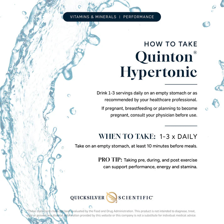 Quinton Hypertone Water - Elektrolyten Ampullen