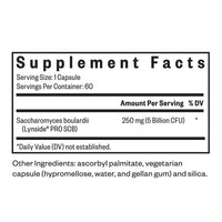 Saccharomyces Boulardii - 60 capsules